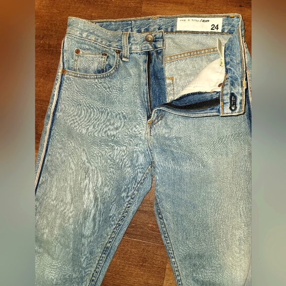 Rag & Bone High Rise Pinebox Olivia Stirrup Jeans - Picture 10 of 14